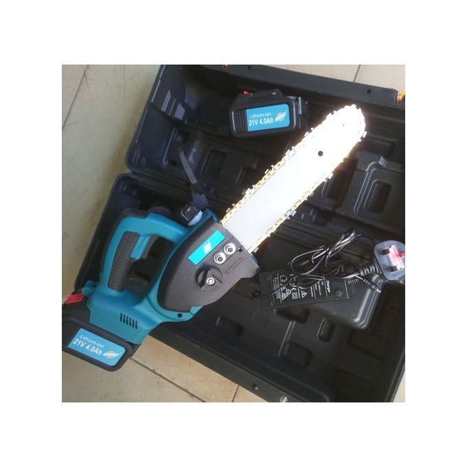 12 Inch Best Powerful Electric CORDLESS CHAINSAW With 2 Batteries