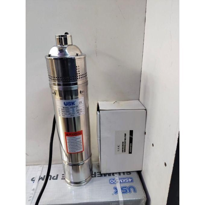 USK Unitech Deep Well Electric Submersible WaterPUMP 0.75HP Borehole Water Pump 100% Copper 0.75HP 70M Deep Head