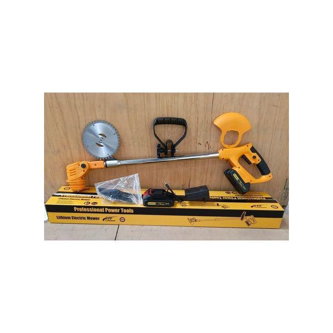 Dera Cordless Electric Grass Trimmer Brush Cutter Lithium Tool Battery Brush Cutting Machine Grass Cutter Hand Held