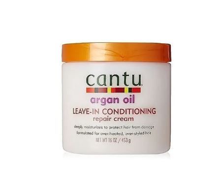 Cantu Argan Leave In Conditioning Repair Cream 453g ( Protects hair fro damage)