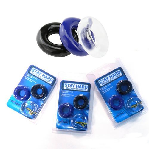 3pcs Pack Elastic Cock Ring Testicle Restraint Sexual Pleasure Erection Enhanced Silicone Penis Rings Prolonged Intercourse Long Lasting Stronger Ultra Soft Stretch Adult Sex Toy for Men Couples view 6