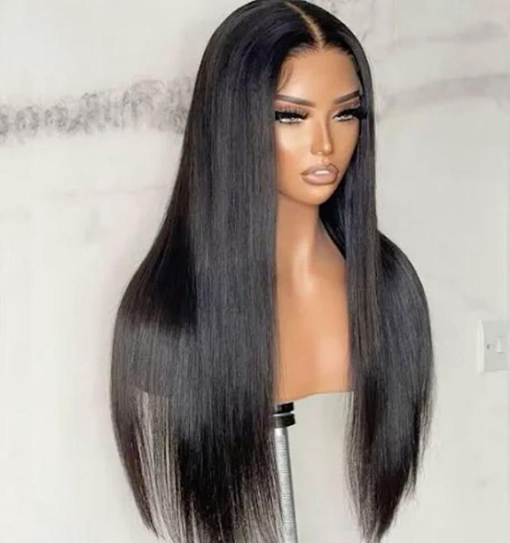 closure semi human wig