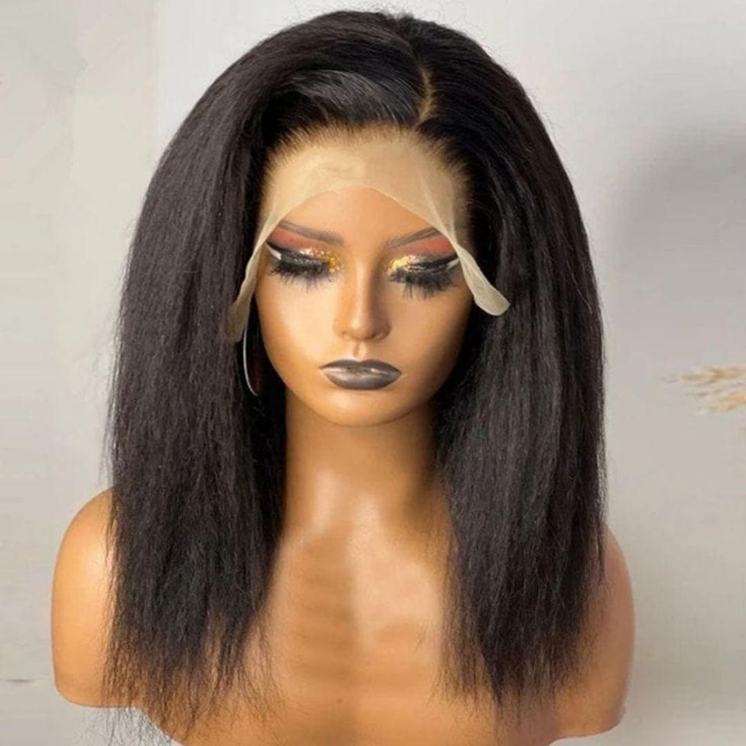 semi human kinky wig