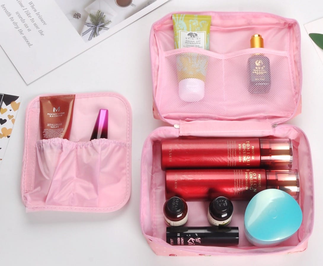 Travel make up mini bag organizer Women Cosmetic Make Up Travel Toiletry Bag Portable Case Organizer Handbag