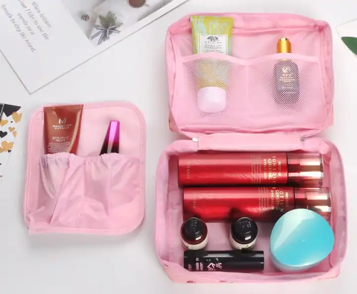 Travel make up mini bag organizer Women Cosmetic Make Up Travel Toiletry Bag Portable Case Organizer Handbag