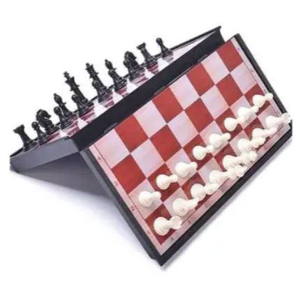 Chess Brains Magnetic Chess Set with Folding Chess Board Educational Toys for Kids and Adults Board Game
