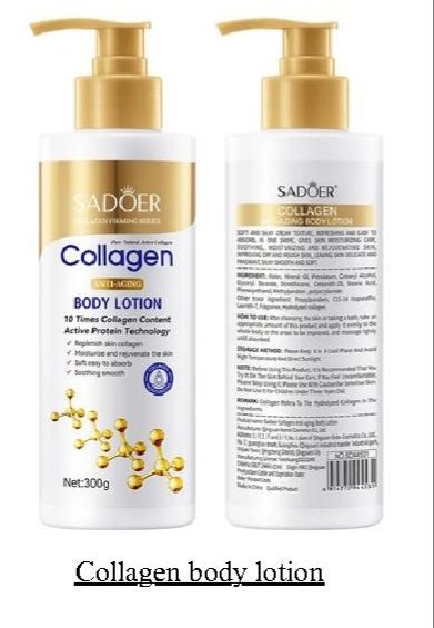 SADOER 300g Collagen-Enriched Anti-Wrinkle & Hydrating Body Lotion: Deeply Moisturizes for Soft, Smooth Skin