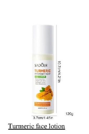 Sadoer Turmeric Face Lotion - Brightening & Anti-Aging Daily Moisturizer for Glowing Skin