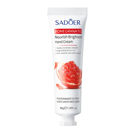 SADOER Pomegranate Whitening Hand Cream – Deep Hydration & Brightening for Soft, Youthful Hands