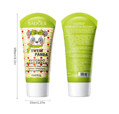 SADOER Sweet Panda Avocado Hand Cream – Ultra-Nourishing Moisturizer for Silky Soft Hands