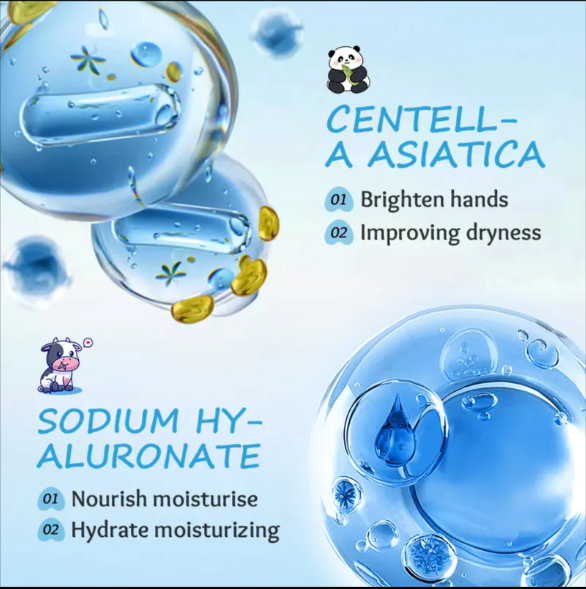 SADOER Sweet Panda Avocado Hand Cream – Ultra-Nourishing Moisturizer for Silky Soft Hands
