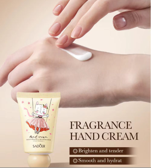 SADOER Stearic Acid Hand Cream – Intensive Repair for Extremely Dry, Cracked Hands. Clinical-Strength Moisture That Actually Lasts!