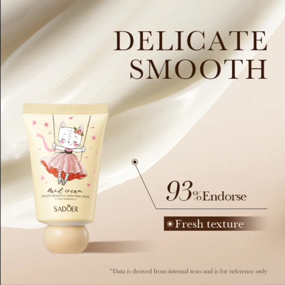 SADOER Stearic Acid Hand Cream – Intensive Repair for Extremely Dry, Cracked Hands. Clinical-Strength Moisture That Actually Lasts!
