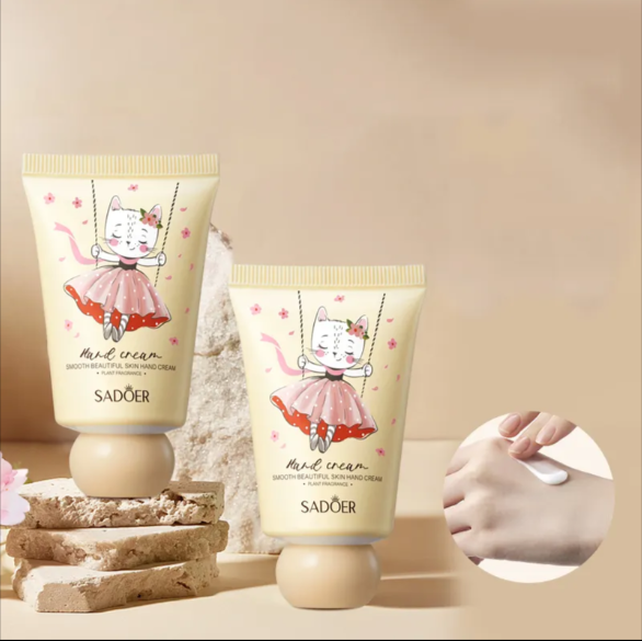 SADOER Stearic Acid Hand Cream – Intensive Repair for Extremely Dry, Cracked Hands. Clinical-Strength Moisture That Actually Lasts!