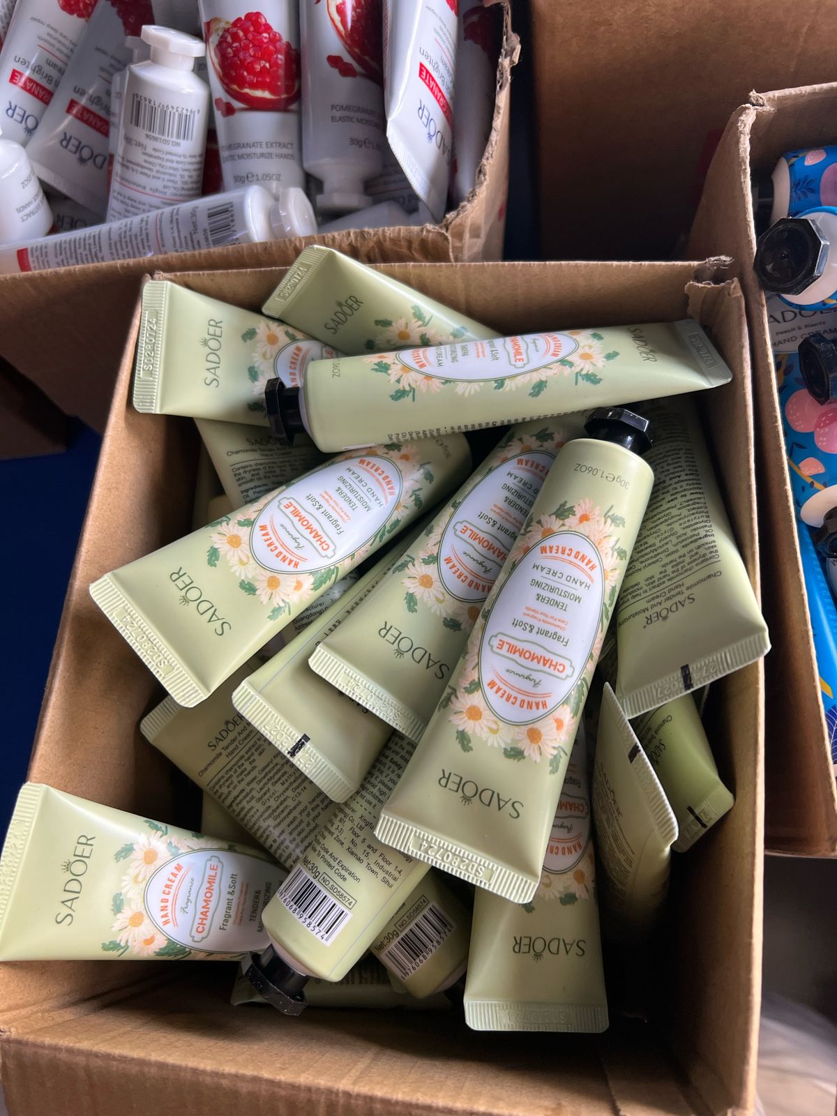 SADOER Chamomile/Chamome Hand Cream – Soothing Relief for Sensitive & Stressed Hands. Calming Care for Overworked Hands