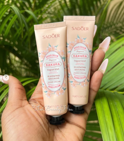 SADOER Sakura & Plant Extract Hand Cream – Blooming Hydration for Delicately Soft Hands. A Touch of Japanese Spring for Your Skin!