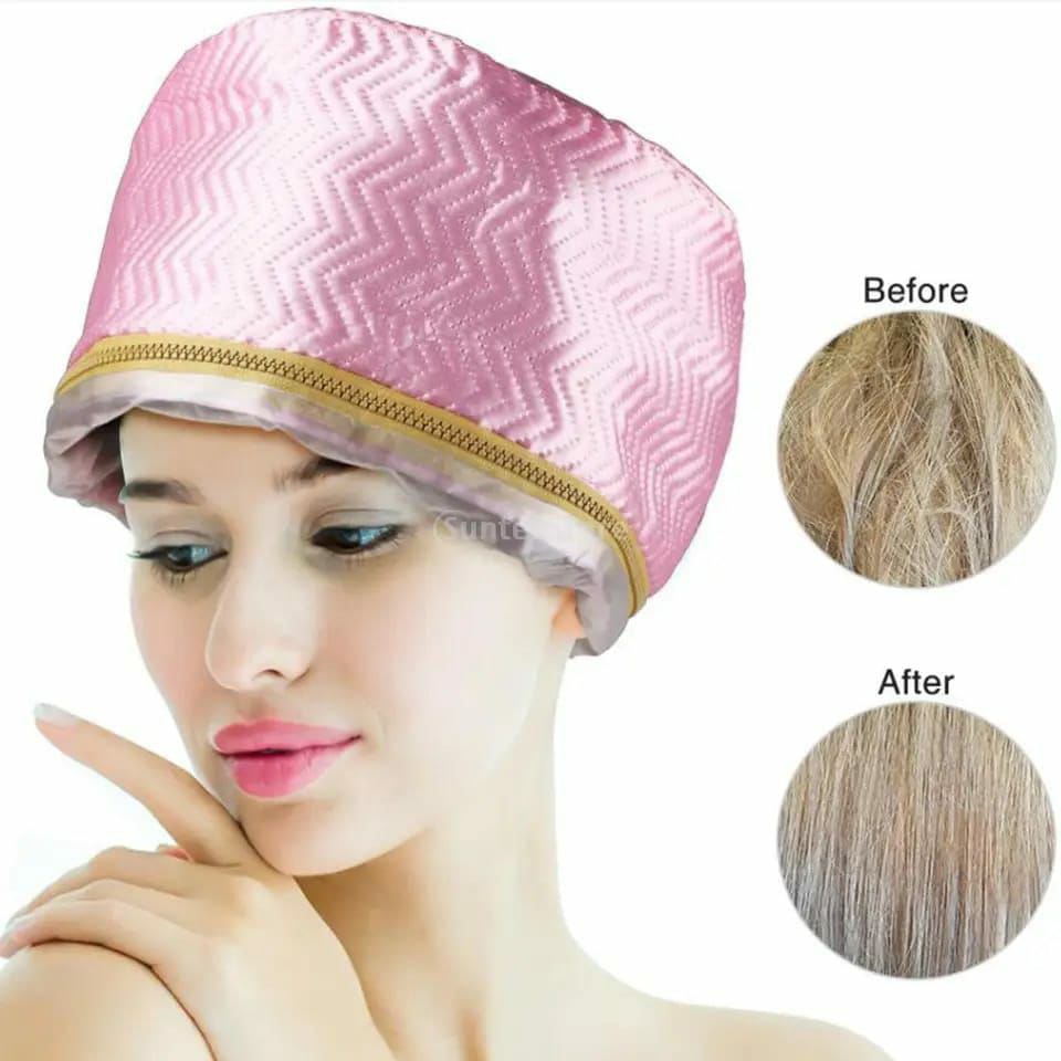 Thermal Treatment Hair Cap Heating Hair Steamer Nourishing Care Accessories Bonnets for Women Hair Dryer Home Spa Salon Styling