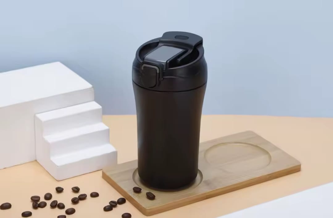 350ML Coffee Travel Mug With Straw Thermos Bottle for Hot Drink Stainless Steel Cup Thermal Insulated Vacuum Flask Leakproof Drinkware