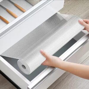Reusable Drawer Liners Washable Dustproof and Non-slip Placemats Kitchen Cabinet Mats Refrigerator Non-slip Liners