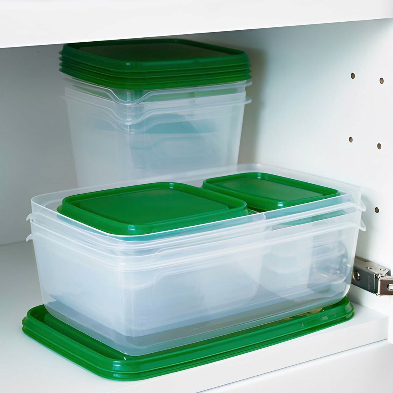 17PCS/Set Stackable Kitchen Storage Containers with 17 Lids Airtight – Microwave, Dishwasher freezer Safe Meal Prep Containers