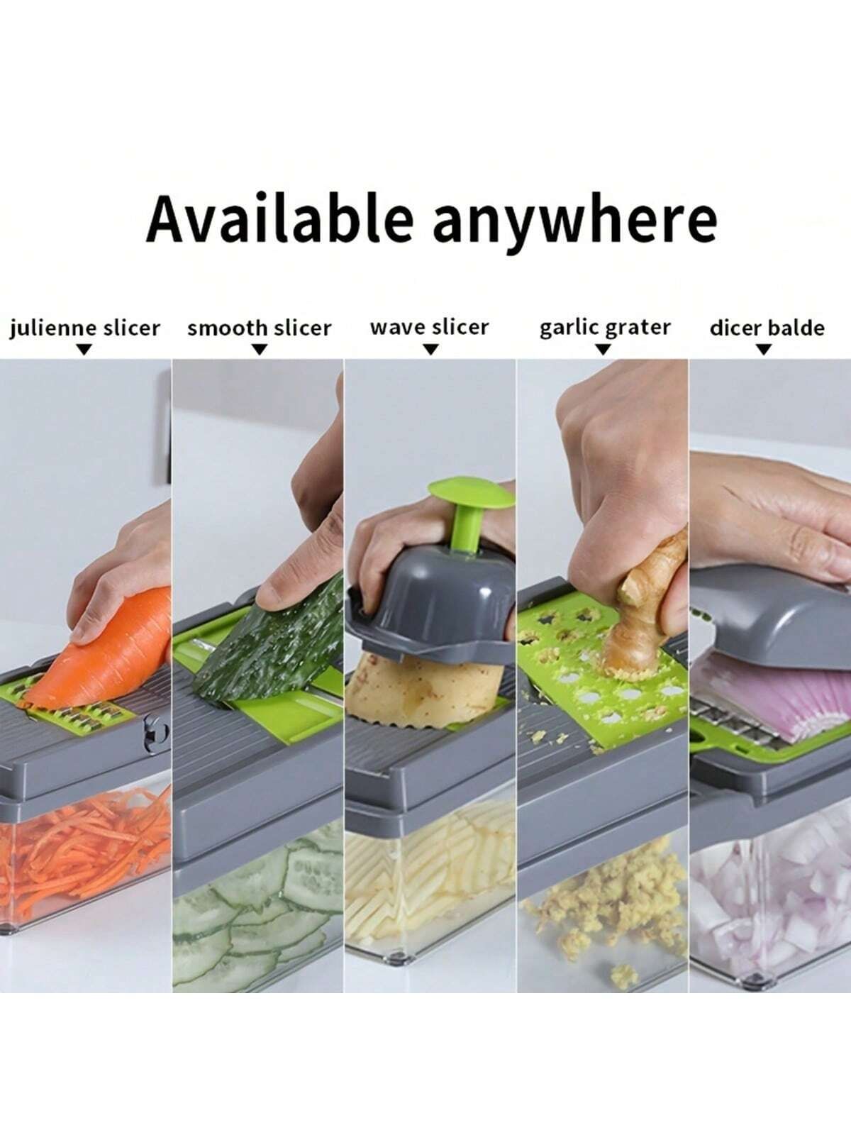16 in 1 Multifunctional Vegetable Chopper Handle Food Grate Food Chopper Vegetable Slicer Dicer Cut Kitchen Items cocina