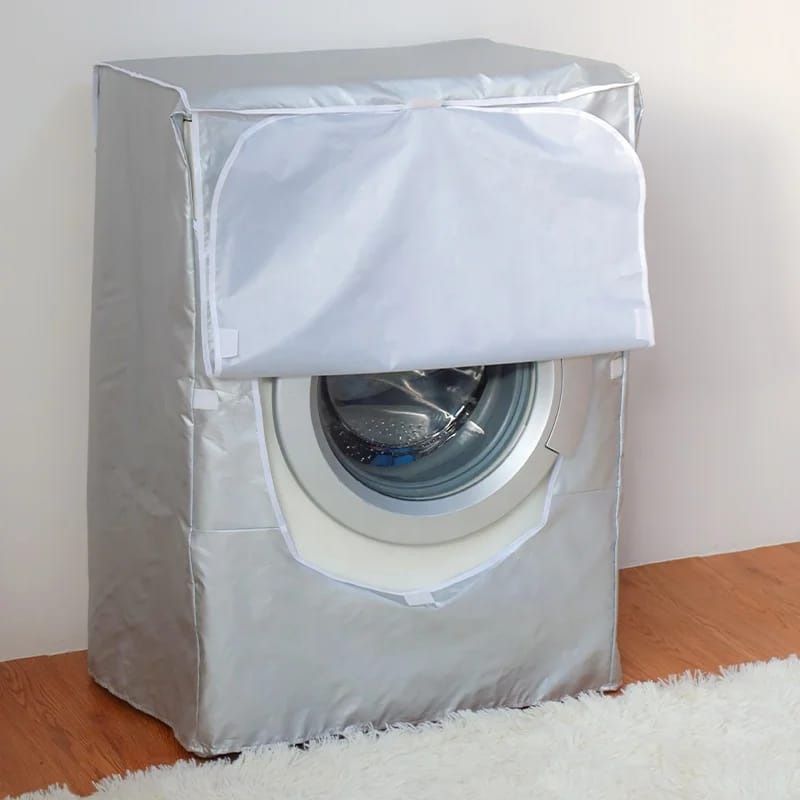 Sunscreen Dust Proof Cover Washing Machine Cover Waterproof Case Washing Machine Protective Dust Front Load Wash Dryer