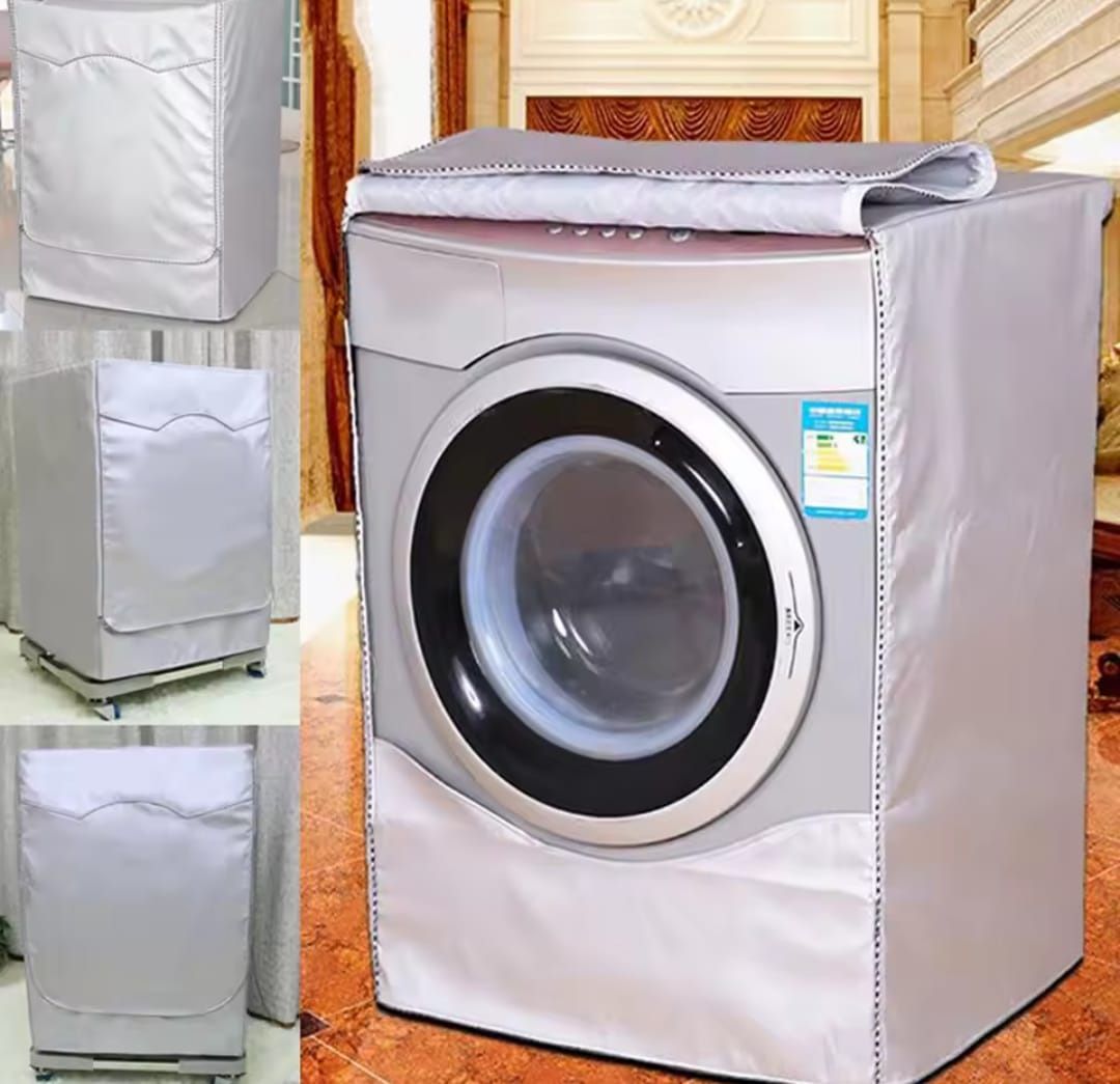 Sunscreen Dust Proof Cover Washing Machine Cover Waterproof Case Washing Machine Protective Dust Front Load Wash Dryer