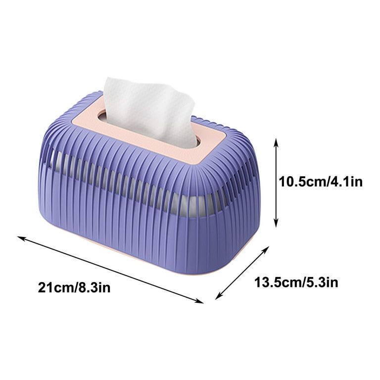 Desktop Tissue Boxes Living Room Drawer Protective Cover Home Storage Holder Organizer Car Napkin Paper Case Table Decoration