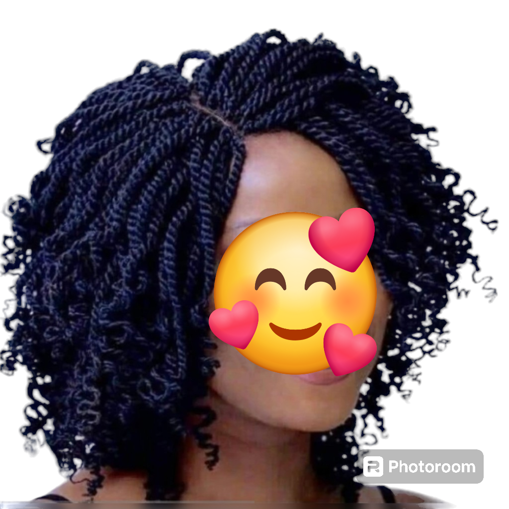Curly twisted wig