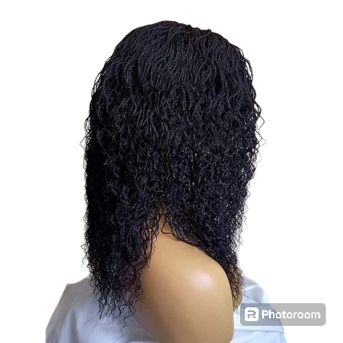 Curly twisted wig