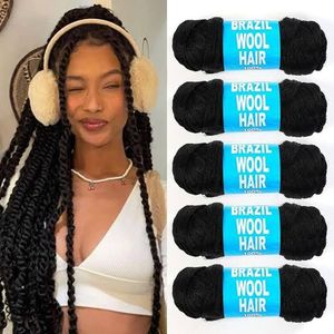 Brazilian wool hair extension