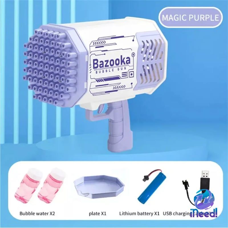Special offers!!Gigantic bazooka bubble gun,Bubble Gun Toy Automatic Electric Machine Blaster For Kids