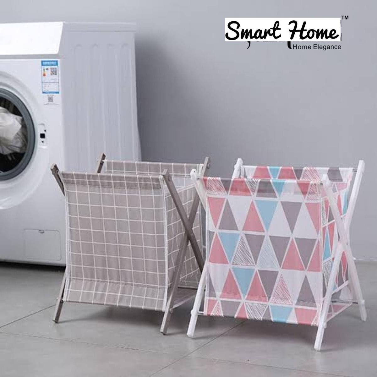 Stylish Folding Dirty Clothes Basket - Compact, Space-Saving Laundry Hamper