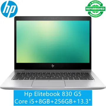 ( Free Mouse ) Touchscreen Refurbished Hp Elitebook 830 G5 Laptop - Intel Core i5 8th - 8GB RAM 256GB SSD ROM -13.3" Windows 10 Notebook
