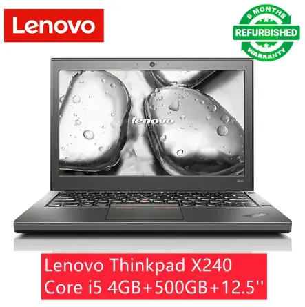 ( +FREE MOUSE ) REFURBISHED LENOVO THINKPAD X240 CORE I5 4TH GEN 8GB RAM 256GB SSD 12.5 INCH  , WINDOWS 10 PRO