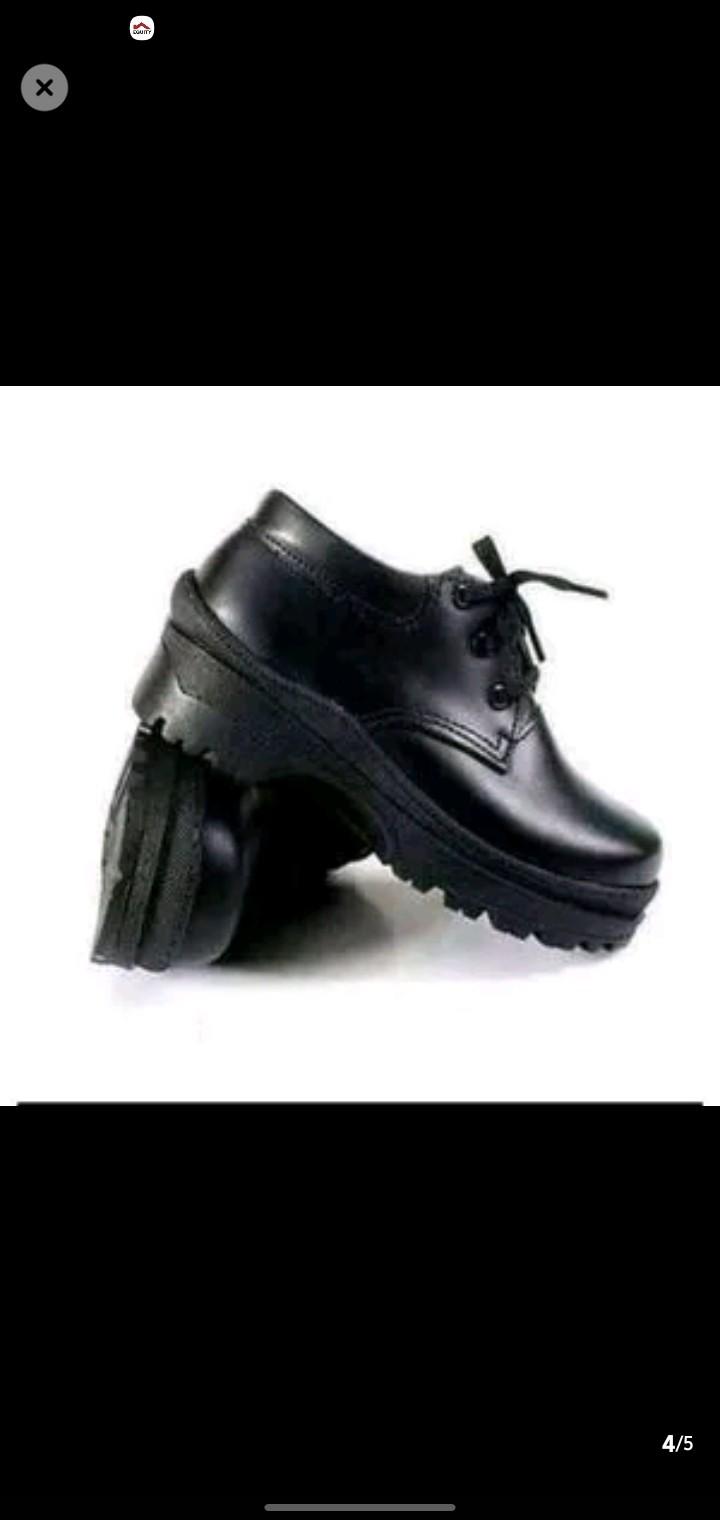 🔥Boys and girls pure Leather Shoes Solid Black Kid Shoes Spring Autumn Baby Casual School Shoes Children Shoes🔥