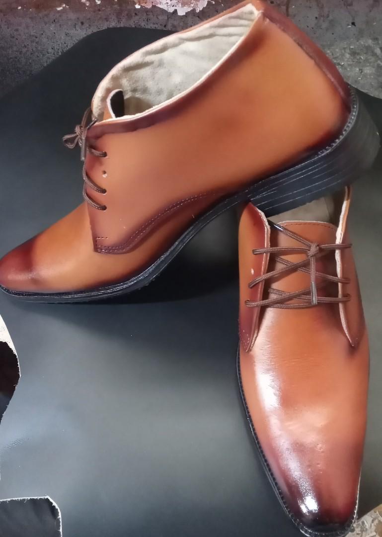 🔥🔥Men's Official Pure Leather Boots Slip On Brown🔥🔥