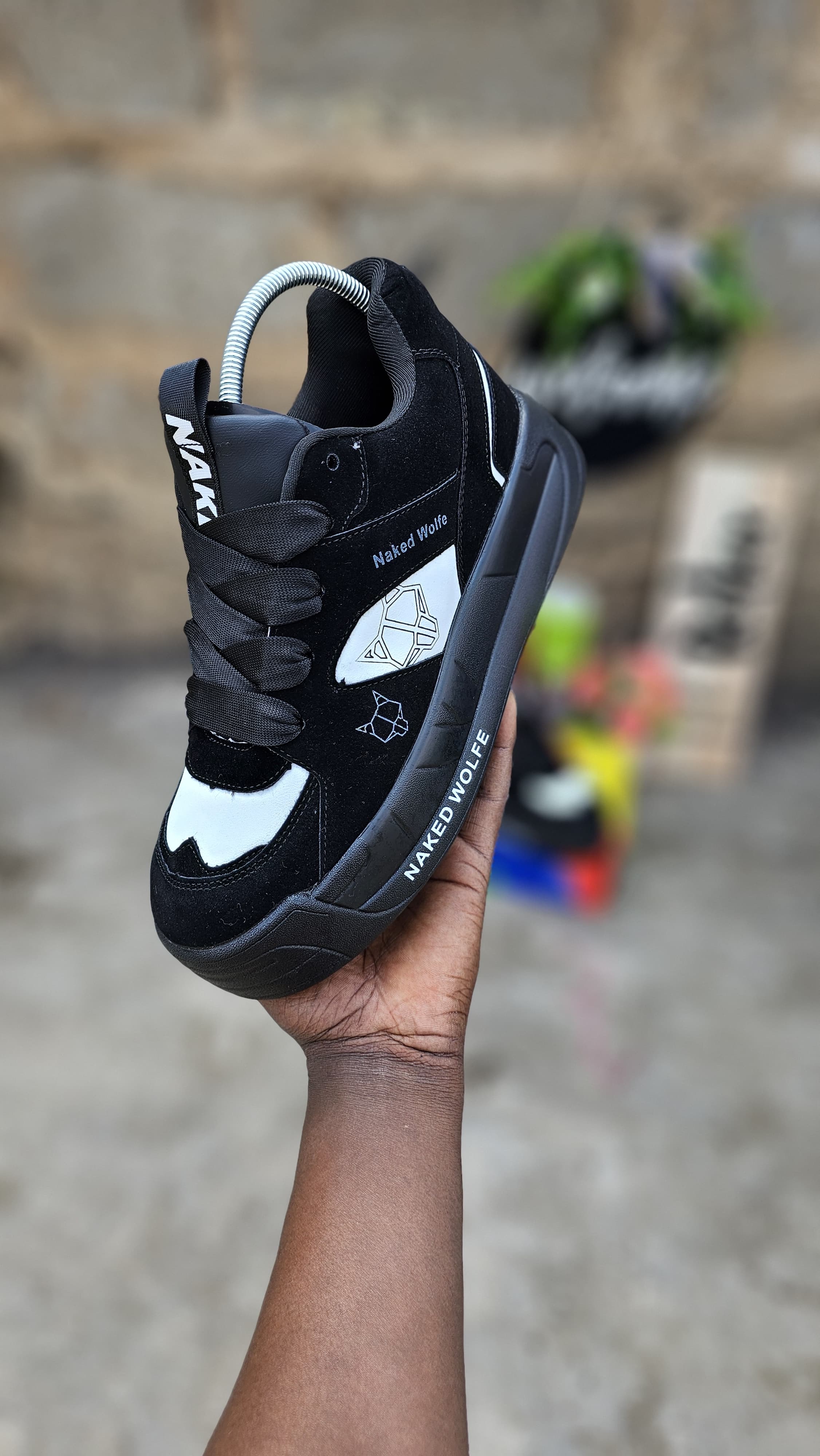 New arrival⚡ Quality Best 🔥 Original Naked Wolfe 💯💥 breathable Unisex 🌟 sneaker shoes 🔥🔥