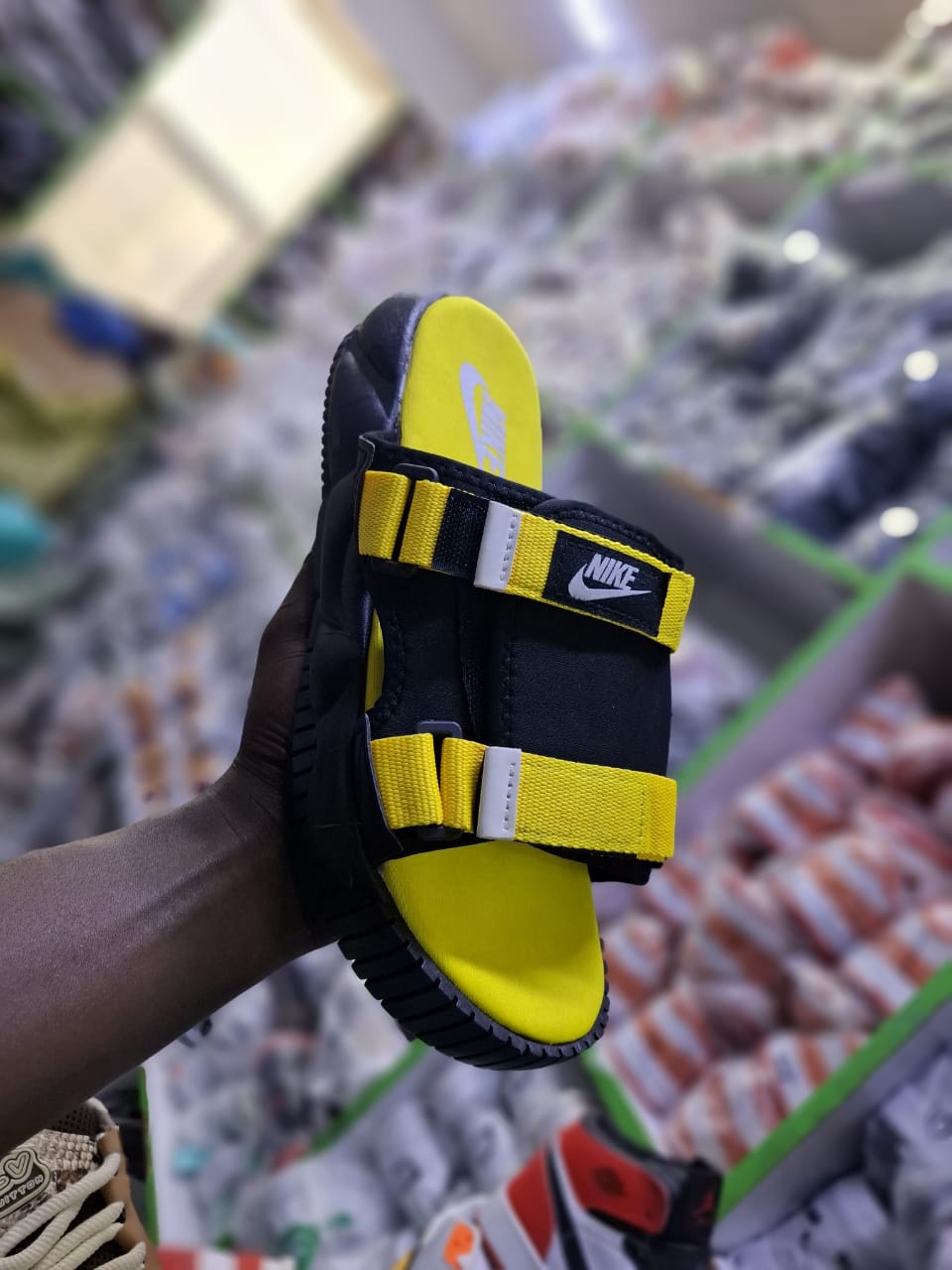 Quality high density men's unique slides