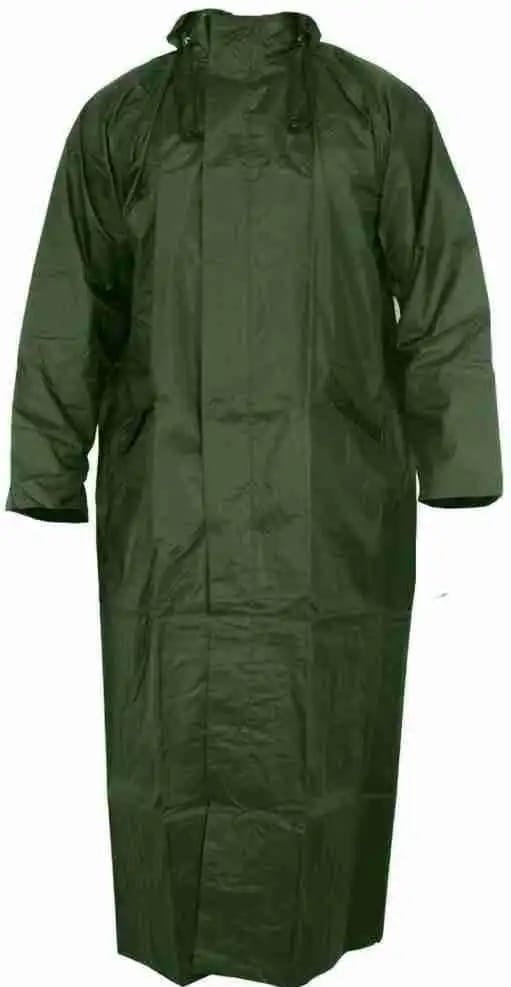 🌧️ Long Waterproof Raincoat with Hood – Heavy Duty Windproof Rain Jacket (Unisex)