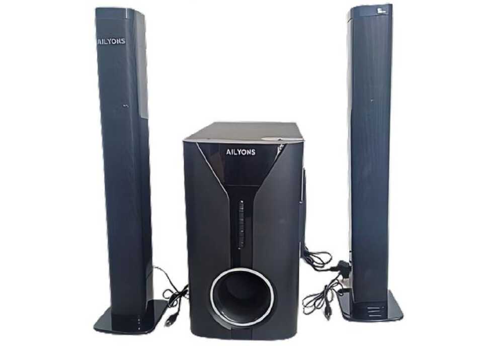 AILYONS 2.1 Channel Soundbar Sound System. Delivers balanced highs, clear minds, and deep bass for an immersive audio experience.
