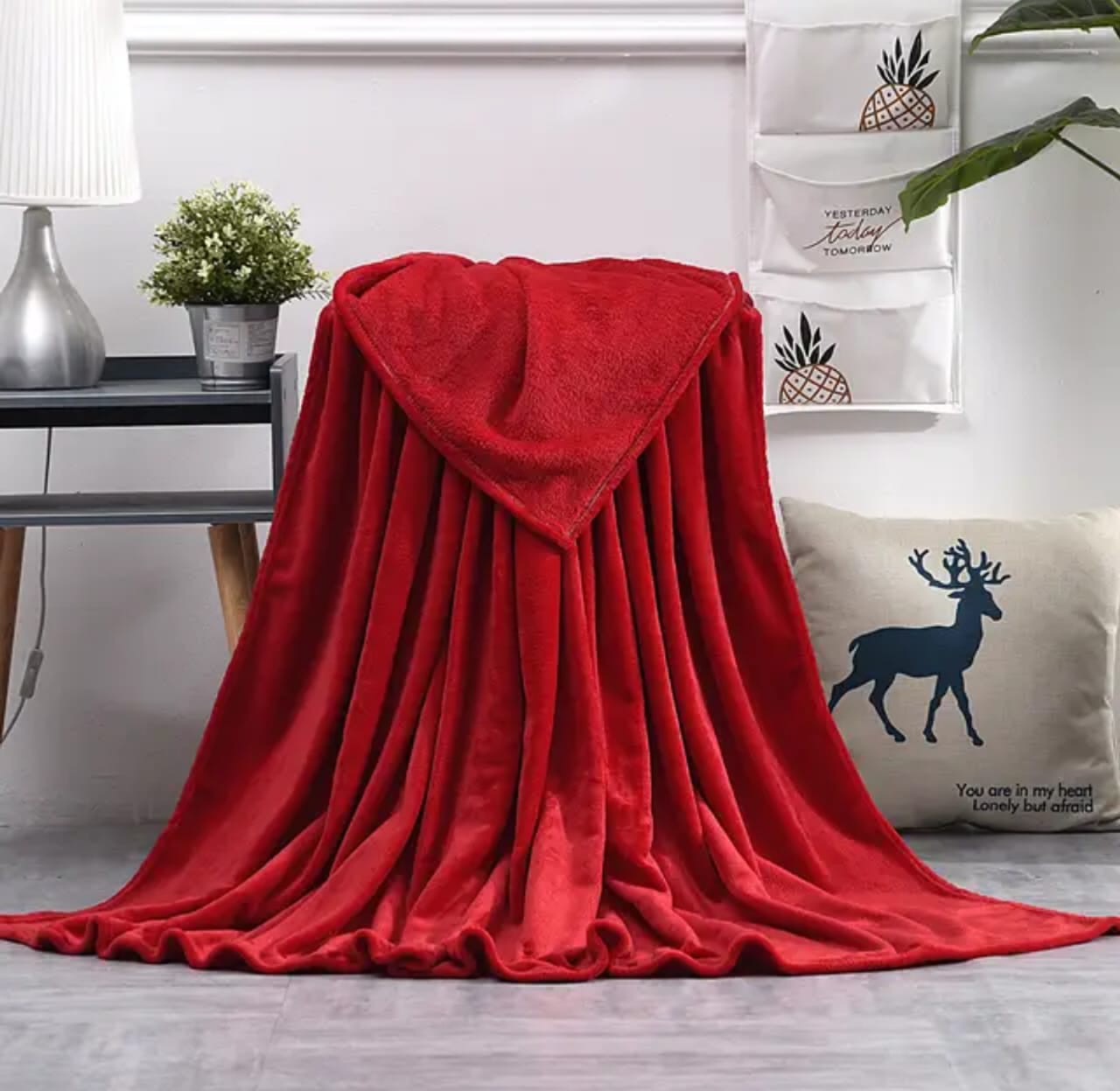 6*6 Plain fleece blanket . Cotton Plain fleece blanket Super Soft Cozy Warm Throw Blanket.