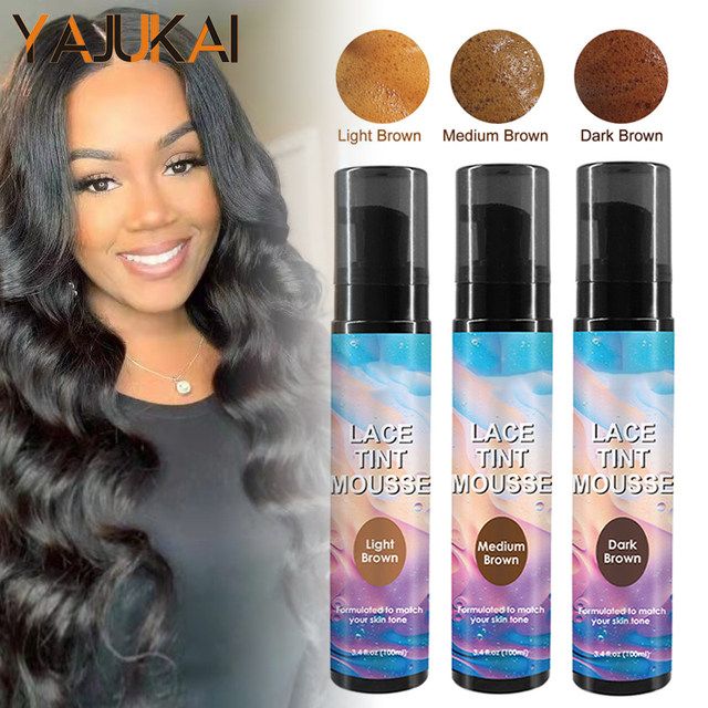 2pcs Lace tint mousse  + free lace tint  spray