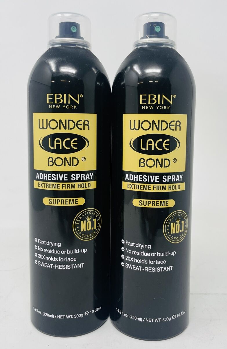 Ebin wonder lace bond adhesive spray big size 420 ml