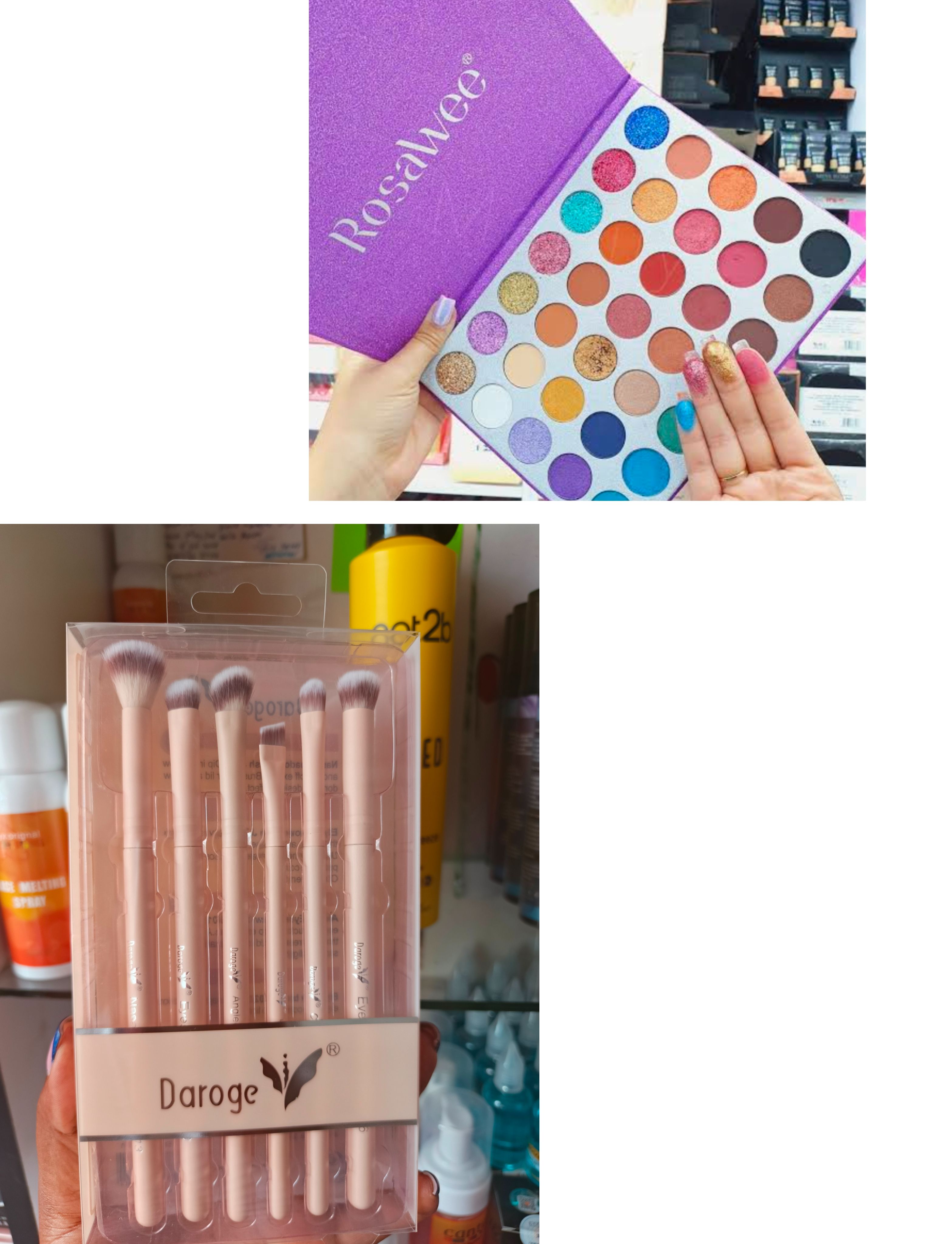 Makeup Eyeshadow brushes set  + free  Makeup Eyeshadow palette