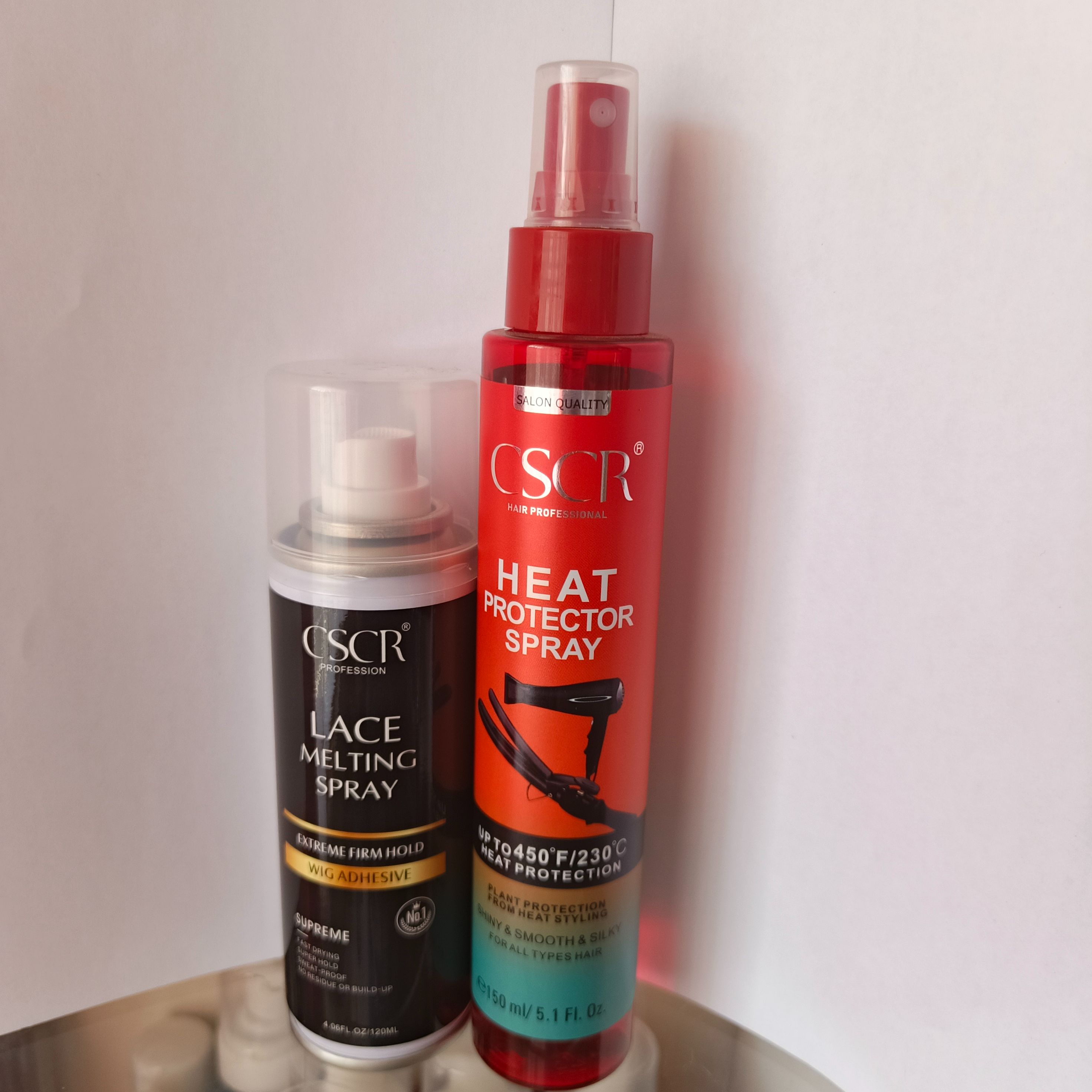 Wig installation set Lace melting spray + FREE Heat protection spray
