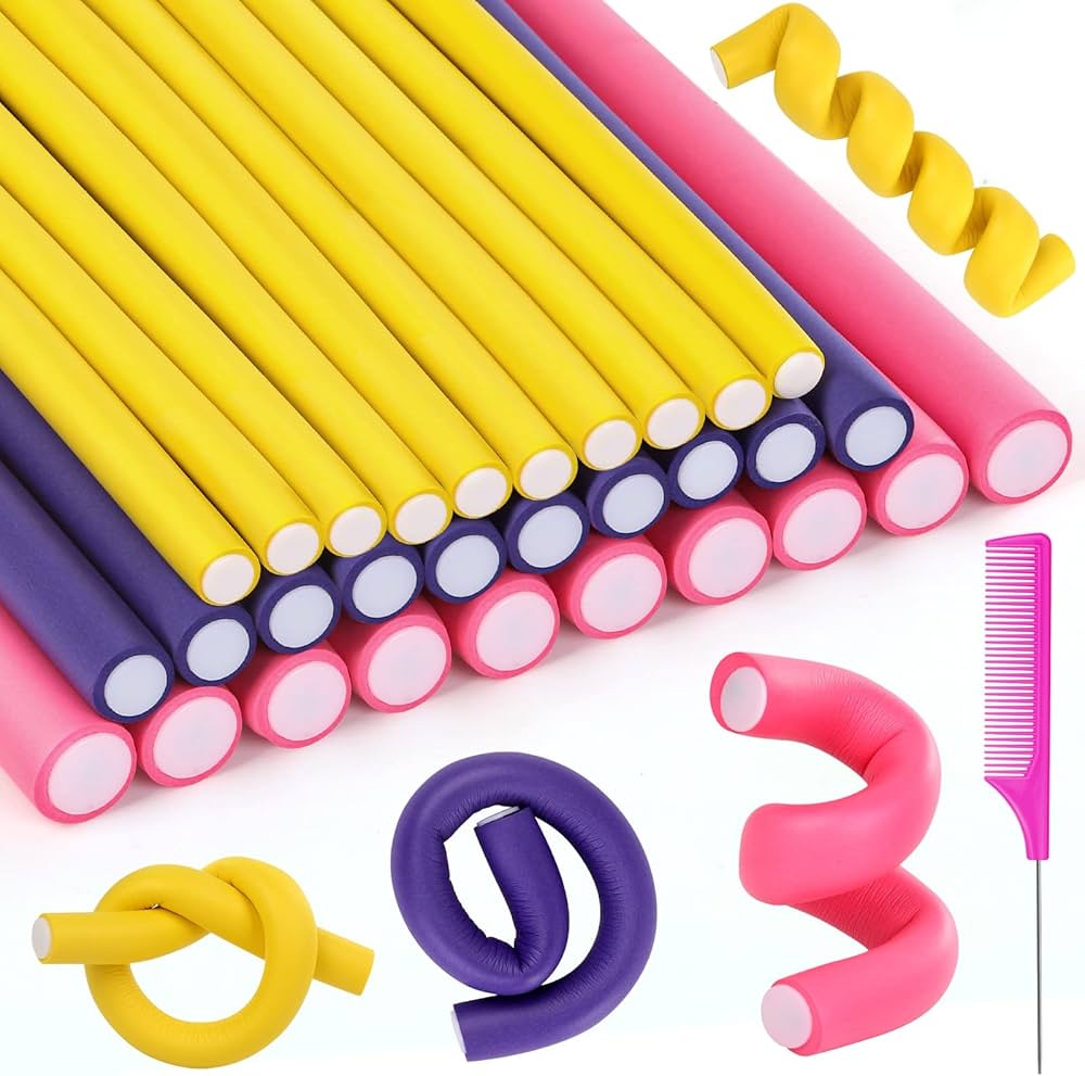 Heatless Curls Flexi rods, Hair Flexi rods + FREE Gift🎁🎁 inside