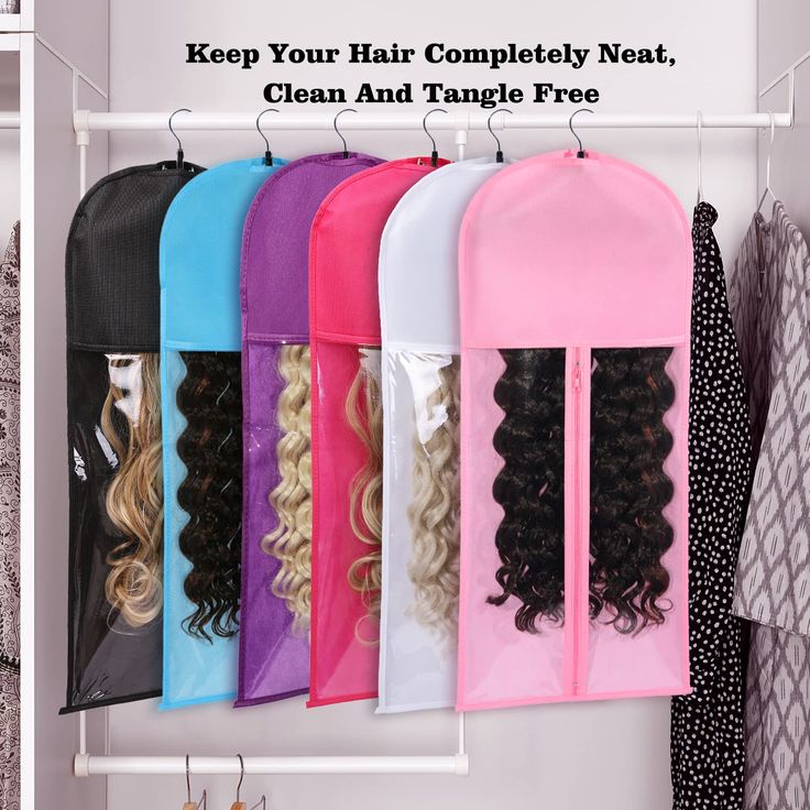 Best price for 3pcs wig hair storage bag for all wigs hair