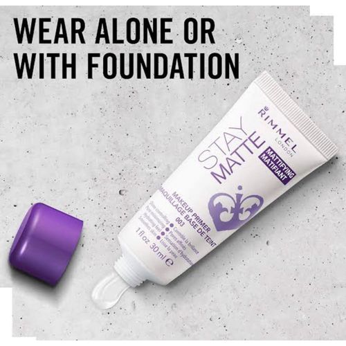 Rimmel stay matte primer + free  lip gloss oil