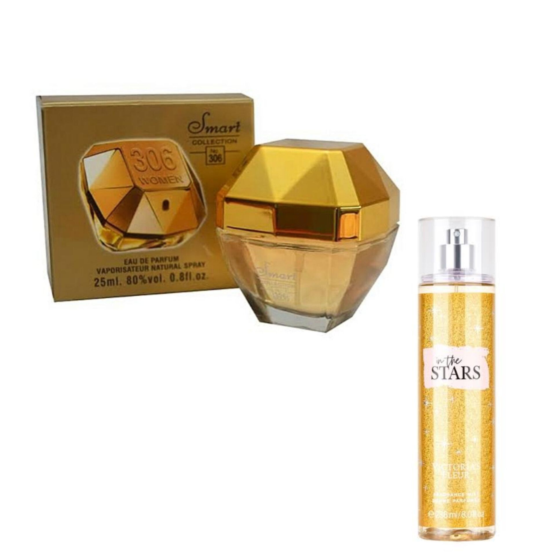 Lady million perfume + free in the stars body mist